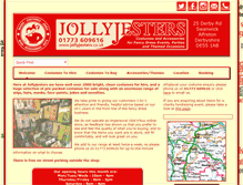 Tablet Screenshot of jollyjesters.co.uk